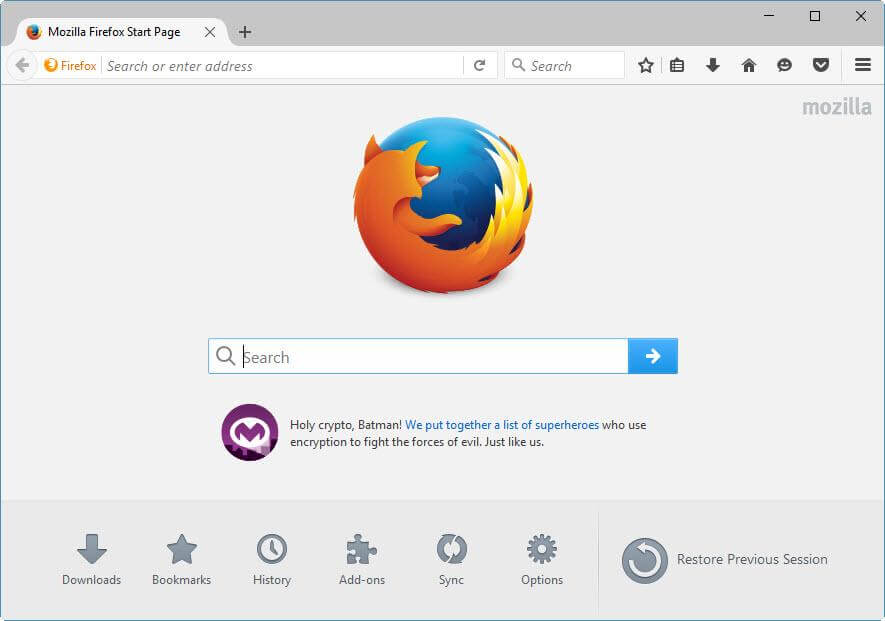 Mozilla Firefox for PC