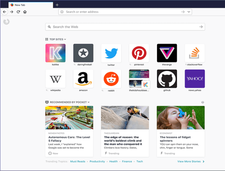 Mozilla Firefox for PC
