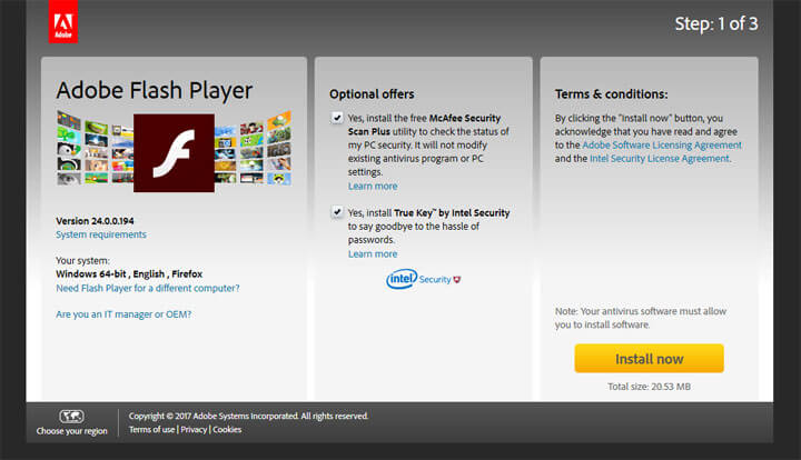 Adobe Flash Player for PC