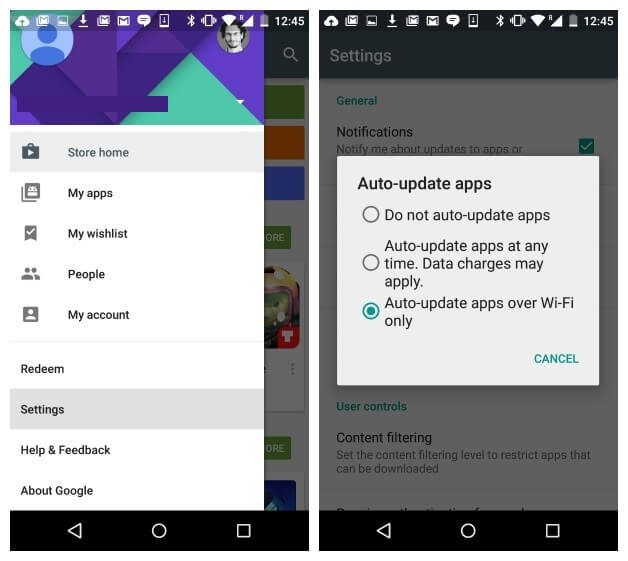 Google Play Store Not Updating