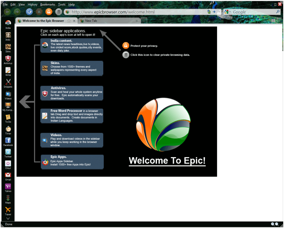 Epic Browser for PC