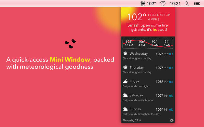 Weather App for Mac