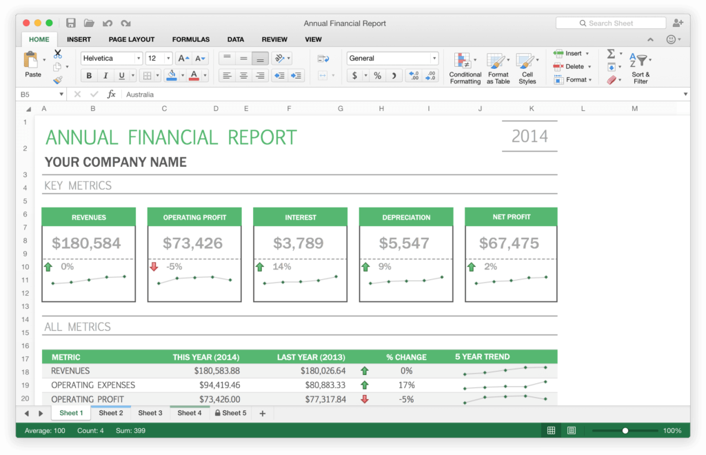 Microsoft Excel for Mac
