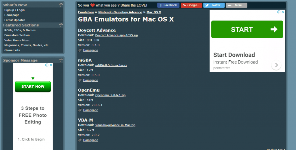 GBA Emulator for Mac