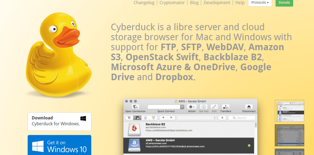 Cyberduck for Mac