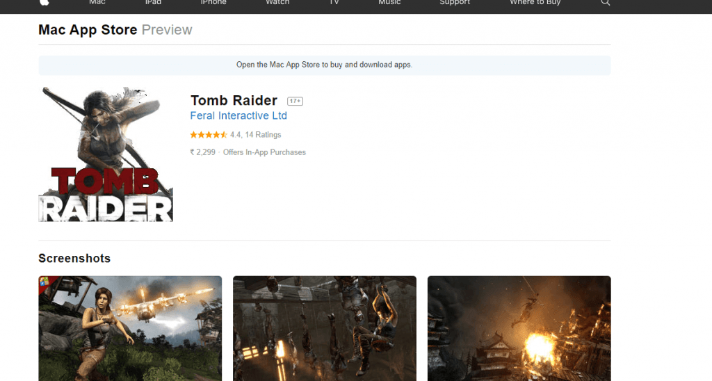 Tomb Raider for Mac