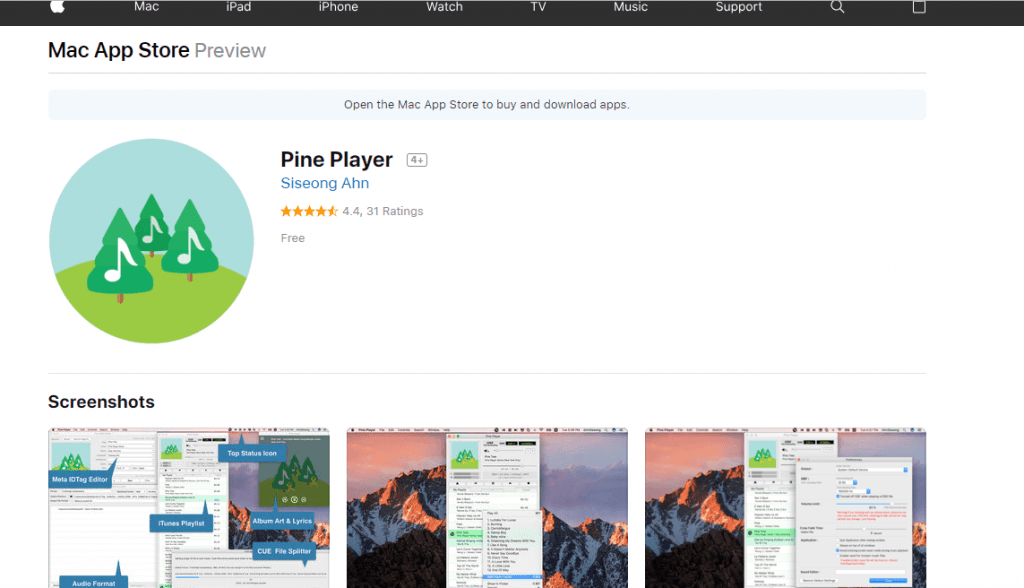 Audio Player for Mac