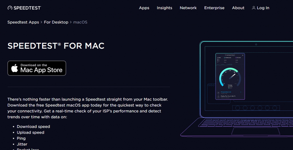 Speed Test for Mac