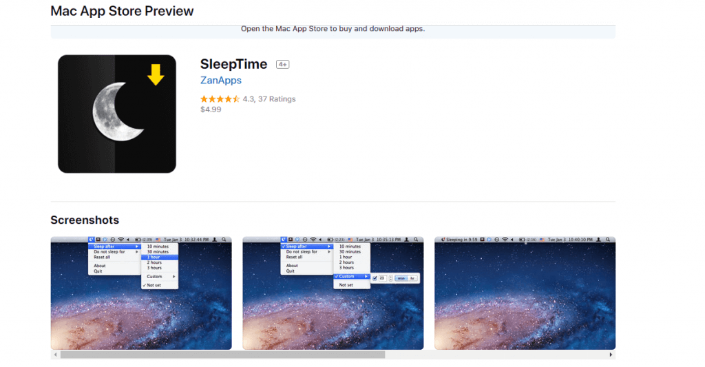 Sleep Timer for Mac