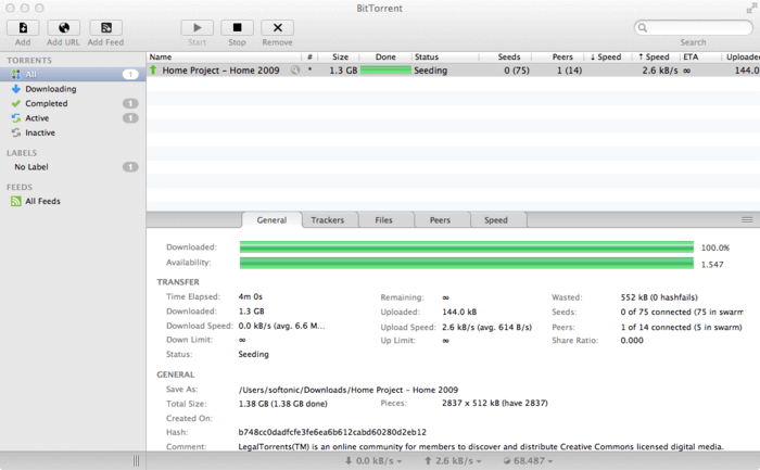 BitTorrent for Mac