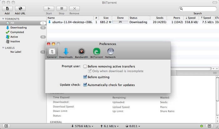 BitTorrent for Mac
