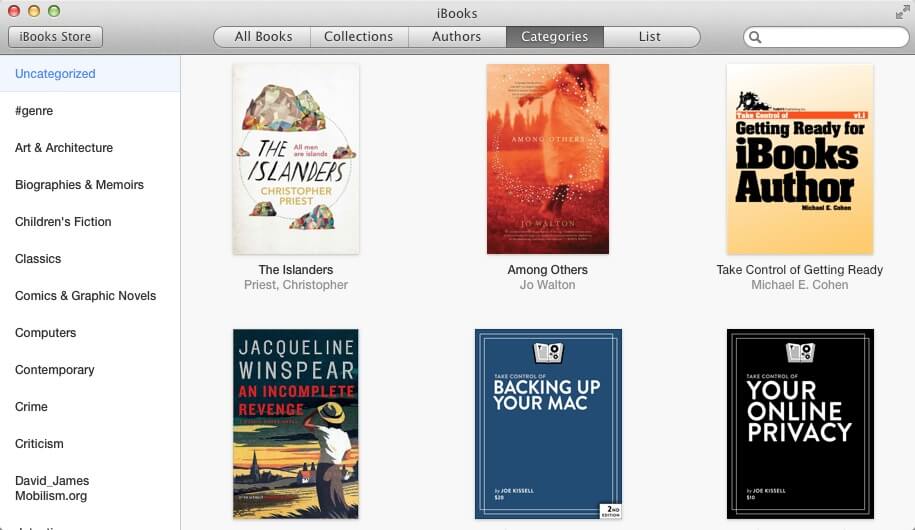 iBooks for Mac