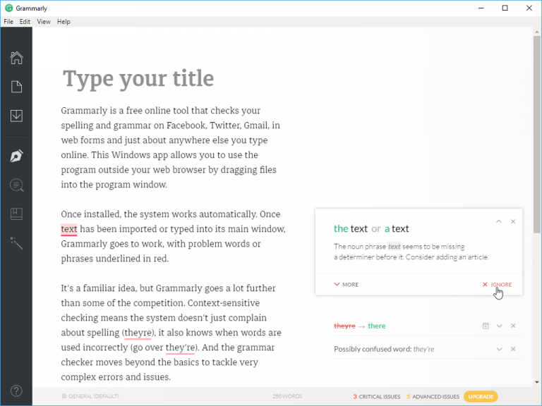 Grammarly for Mac