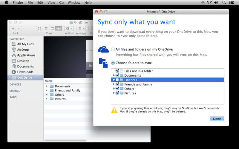 Microsoft OneDrive for Mac